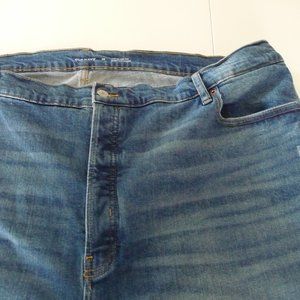OLD NAVY NEW EXTRA HIGH RISE SKY-HI STRAIGH SECRET SLIM-POCKETS BUTTON FLY  26